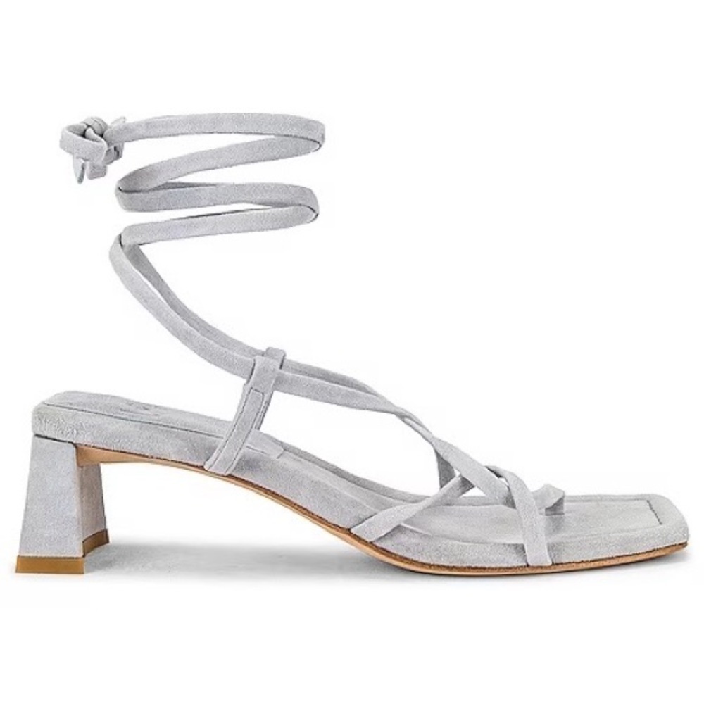 LPA Loren Block Heel in Baby Blue Size 7